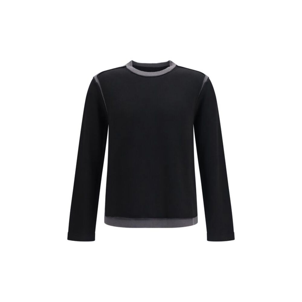 Mm6 Men Wool Crew-Neck Sweater